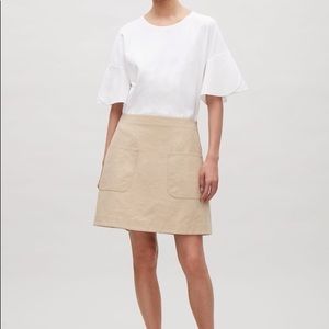 COS A-line Cotton Skirt
